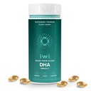 Iwi DHA Omega-3, 60 Softgels (30 Pelayan), Plant - Based Algae Omega 3, Brain, Mata & Nervous System Dupport Dieter Suplemen, Krill & Fish Oil Alternative, No Fishy Aftertaste