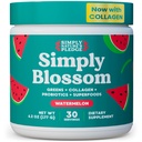 Cukup Blossom Nutrection Daily Greens & Superfood Powder + Collagen + Propolation for Women 's Digetical Health & Bloating Relief. Bantuan Kesehatan Anda Bloom - 30 Hari Suppply - Semangka