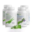 AloCure Organic Aloe Vera Capsules Pack - 4 Pieces - 2 x VeraFlex, 2 x Aloe Vera Capsules