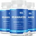 Rewaken Brain Boost Suplement for Memory Advanced Formula (3 Pack - 180 Kapsul)