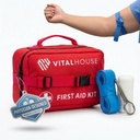 346 Piece Piece Kit Survival - Professional Waterproof Trauma Kit for Emergency, Ideal for Home, Office, Car, Travel, Outdoor, Caming, Hiking - Portable Emergency Supplies Bag