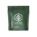 "Terra Health Essentials ® Super Greens 144; Organic Superfood Greens Powder Ofder 124; Gluten- Free Gut- Friendly Programs 124; 30 Servis