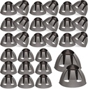 Geiserailie 30 Pcs Hearing Aid Domes 8mm Hearing Aid Open Domes Replacements