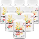 67.500 MG Polyphenol Suplemen - Antiokhants & Polyphenol for Age Defenol, Polyphenol Superfood, Quercetin, Resveratrol, Green Tea, Pembangkit & Energy, Imune Dukungan, 540 Capsules