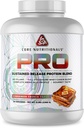 Core Nutronionals Pro Substained Whey Protein Blend 124; with Digetical Enzymes 12.4; 25g Protein, 2g Carbs 124; No Fillers 124; 5 Pound (Cinnamon French Toast)