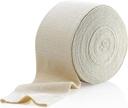 Tubular elastis Mendukung Perban Ukuran F, 10M Kotak - Warna Alam (4 "x 33 Kaki) untuk Bandar Dukungan Besar - Medium ke Ukuran Besar, Cotton Spandex