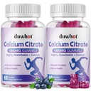 Kalsium Citrate Gummies, Kalsium Chewable Citrate 10000mg untuk Bone, Muscle & Imune Dukungan, Suplemen Absorpsi Ultimate Kalsium untuk Perempuan & Men, Blueberry, 120 Chews