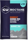 GU Energy Roctane Ultra Endurance Energy Drink Mix, Vegan, Gluten- Free Kosher, and Dairy-Free N-the Go Energy for any Workout, 10 Single-Serving Packets, Summit Tea