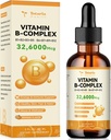Cairan Vitamin B Kompleks dengan Thiamine, Riboflavin, Niasin, Acid Pantothenic, Pyridoxine, Botin, Folic, Methylcobalamin - 2 Fl. Oz.
