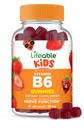 Lifeable Vitamin B6 Gummies for Kids 126; Great Tasting B6 Vitamins 50mg 124; Vegan Non-GMO Gluten Free 124; untuk Nerve Fungsi Dukungan 124; 60 Gummies