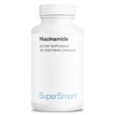 Supersmart - Niacinamide Suplemen 2000mg per hari (Nicotinamide) - Flush Free Vitamin B3 Niasin Niasin Non-GMO & Gluten Free - 180 Vegetarian Capsules