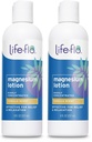 Life- Flo Magnesium Lotion, Vanilla Scent - Relief dan Relaxation dengan Magnesium Chloride dari The Zechstein Searbed - Dermatologist Test, Hypoallergenic, garansi 60-Day, Not Tested on Animals, 8oz