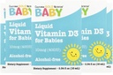 California Gold Nutrition Baby Vitamin D3 by - Liquid D3 Suplemen untuk Bayi, Vegetarian Friendly