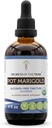 Rahasia Tribe Pot USDA Organik 124; Alcohol- Ekstraksi Bebas, Tinggi-Potbal Herbal Drops 124; Dibuat dari 100% Sertifikasi Pot Marigold Organik (Calendula, Kantor Calendula) Dry Flower (4 oz)
