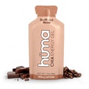 Huma Chia Energy Gel, Mocha Fubleshot, 12 Pack, 100mg Caffeine per Packet - Premier Olahraga Nuttrition for Endurance Exercise