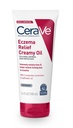 CeraVe Eczema Relief Creamy Body Oil, Eczema Calming Cream with Colloidal Oatmeal & Safflower Oil For Dry Skin Relief, Steroid Free & Paraben Free, 3.4 Ounce