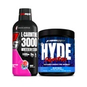 PROSUPPS L- Carnitine 3000 Stimulant Free Liquid Shots (31 Pelayan, Berry) dan Mr Hyde Signature Series Pre-Workout Energi Minuman (30 Hamba, Blue Razz) Bundle