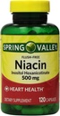 Spring Valley - Niasin 500 mg, Flush Free, 120 Capsules