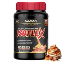 ISOFLEX NALLMAX Whiy Protein Isolat, Caramel Macchiato - 2 lb - 27 Grams of Protein Per Scoop - Zero Fat & Sugar - 99% Laktosa Free - Gluten Free & Soy Free - Perkiraan 30 Servings