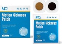 MQ 42ct Motion Sickness Patches Non Drowsy, Sea Sickness Patch for Cruise Travel Essentials, Waterproof Patch Behind Ear for Car Airplane Ality Sickness, Long Last 72H
