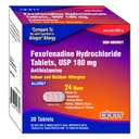 Ohm Non-Drowsy Fexofenadine Antihistamin Indoor Allergy Relief Tablet 30ct
