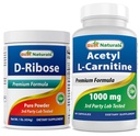 Powder D-Ribose 1 Pound & Acetyl L- Carnitine 100mg