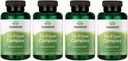 Swanson Tri-Fiber Complex - Digetical Health Suplement Made with Psyllium, Oat Bran, & Apple Pectin - (100 Kapsul) (4 Pack)