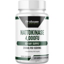 Probase Nutrition Nattokinase Supplement 4.000 FU Servis, 120 Capsules (Berasal dari Jepang Natto) Systemic Enzymes untuk Dukungan Kardiovaskular dan Sistem