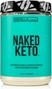 Naked Vanilla Keto - Premium Vanilla Keto Fat Bomb Powder - Nothing Artificial - Gluten- Free Keto Bomb Vanilla Mint Oil Powder dengan No Gmos - 1.3 Lb