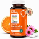 Sebuah Dose of Immunity Quercetin dengan Vitamin C dan Zinc, Vitamin D, 500mg Quercetin Bromelain dengan Echinacea & B Vitamin, Lung Imune Support 7 dalam 1 Immunity Defense Booster (60 Count)