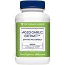 The Vitamin Shoppe Odorless Aged Garlic Extract - Support Cardiovaskular Health - 600 MG (200 Kapsul)