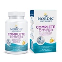 Nordic Complete Omega, Lemon Flavor - 60 Soft Gels - 565 mg Omega-3 - EPA & DHA dengan Added GLA - Sehat Skin, Cognition, Positive Mood - Non-GMO - 30 Servings