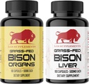 Starter Pack, Grass Fed Bison Liver Capsules, Organ Capsules, Non-GMO, Supports Energy Production, Detoksifikasi, Divalency, Imunity and Full Body Wellness