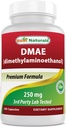 Tambahan DMAE Terbaik 250 mg 180 Capsules - Dimethylaminoetanol Bitartrat