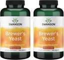 Swanson Brewer 's Yeast - B Kompleks Vitamin Formula (500mg, 500 Tablet) (2 Pack)