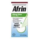 Afrin Allergy Sinus Nasal Spray - Cepat dan kuat Dekontaminasi Nasal Dari Alergi, Untuk Dewasa dan Anak 6 Tahun dan Lebih Tua, 0.50 Fl Oz (Paket 1)
