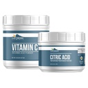 Elements Earthborn Vitamin C dan Citric Acid Bundle, berbagai Sizes, Food Safe, Preservations & Suplemen