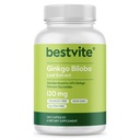 BESTVITE Ginkgo Biloba 120mg (240 Capsules) - Tidak ada Stearates - Non GMO - Gluten Free - standardisasi untuk 24% Ginkgo Flavone Glycosides