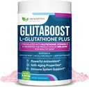 6970mg Glutathione Powder for Skin Whiting Enhanced With Collagen & Vitagin C 124; Brightens Skin & Reduce Pigmentation 12.4; Antiaging Formula 124; powerful Antioxidant OL4; Support Immune, Gut & Liver Health