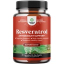 Aktivator Trans Resveratrol - Resveratrol Capsules dengan AMPK Activator untuk Kesehatan & Vitalitas Cellular - AMPK Metabolic Activator for Metabolisme Boost & Cellular Efficiency - 60 Count