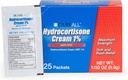 CareAll Hydrocortisone Cream 1% (25 Pack), 0.9gr Foil Packet. Formulasi Kekuatan Maksimum, Anti- Itch Rash Skin Cream Reliches Gitching, Eczema, Insect Bites, Poison Ivy, dan Psoriasis