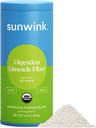 Sunwink Ditraffic Limeade Fiber Superfood Powder 124; DayFiber Powder for Ditraffic 124; Prebiotic Fiber Powder with Chicory Root, Tangerine Peel 124; Dupports Gut Health 124; 4.2 oz, 20 Servis