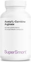 Supersmart - Acetyl L Carnitine Arginate 1000 mg per Hari - Acids Amino - Popular Brain Suplemen 124; Non- GMO & Gluten Bebas - 120 Vegetarian Capsules