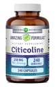 Amazing Formulas Citicoline 250 Mg 124; Capsules Suplemen 12.4; Non- GMO 124; Gluten Free 124; Dibuat di USA (240 Count)