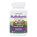 NaturresPlus Animal Parade Multivitamin - Grape Flavor - 180 Animall-Shaped Tablet - Promotes Kesehatan & Well- Menjadi - Vegetarian, Gluten Bebas - 90 Hamba