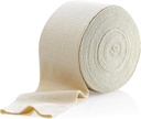 Tubular Elastik Dukung Ukuran Perban E, 10M Kotak - Warna Alam (3.5 "X 33 kaki) untuk Bandar Dukungan Besar - Medium Thigh, Cotton Spandex