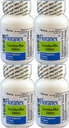 Floranex Probiotic 2 Juta CFU, Lacrosnillus Acipolhilus untuk Colon Digetical Health, Generik untuk Laktinex, Shelf Stable No Relization, 50 Tablets per Botol, 4-Pack