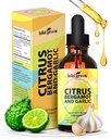 KITI Green Liquid Citrus Bergamot & Eksperimen Garlic - Citrus Bergamot Suplemen Kesehatan Jantung, Dukungan Sistem Imune dan Penuaan Tanpa Kesehatan Menghilangkan Gluten- Free Supplemen 2 Fl Oz.