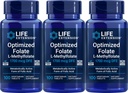 Ekstensi Hidup Teroptimasi Dimatikan 1700 MCG DFE, 100 tablet Vegetarian (Paket 3)