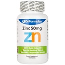 DFormulas Zinc untuk Tambahan Acne 50mg dengan Citrate Zinc Oxide, Tambahan 100 Hari (Tablet Not Lozenges, Gluconate, atau Picolinate)